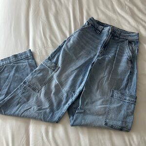 American eagle flare  cargo jeans